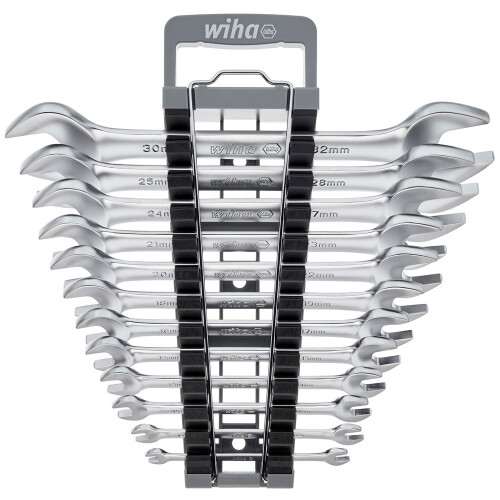 Wiha Wiha - Double Open-End Spanner Set, 12 Piece
