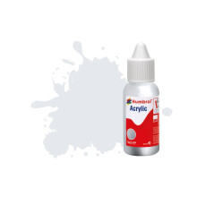 Humbrol DB0191 No 191 Chrome Silver Metallic Acrylic Paint 14ml dropper bottle