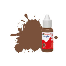 Humbrol DB0098 No 98 Chocolate Matt Acrylic Paint 14ml dropper bottle