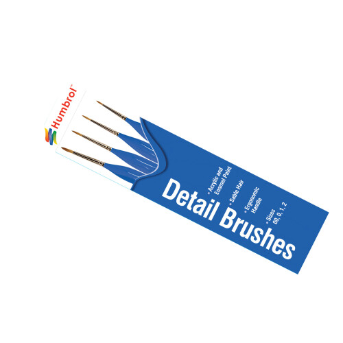 Humbrol BRUSH PACK - DETAIL ERGONOMIC HANDLE 00012 [DVD]