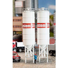 FALLER Industrial Silos (2) Model Kit IV HO Gauge 130476