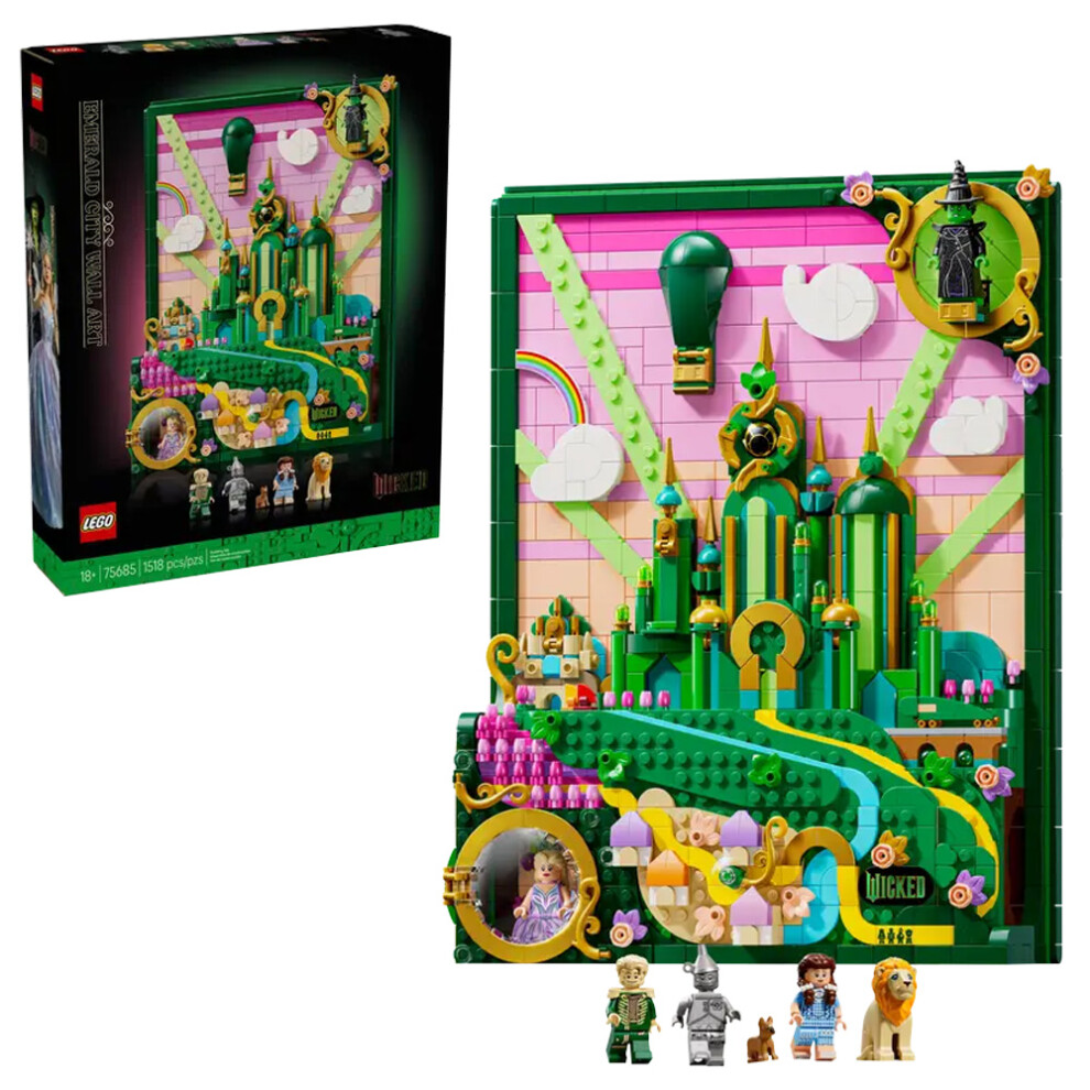 Lego Wicked 75685 Emerald City Wall Art Set For Adults - Image 4