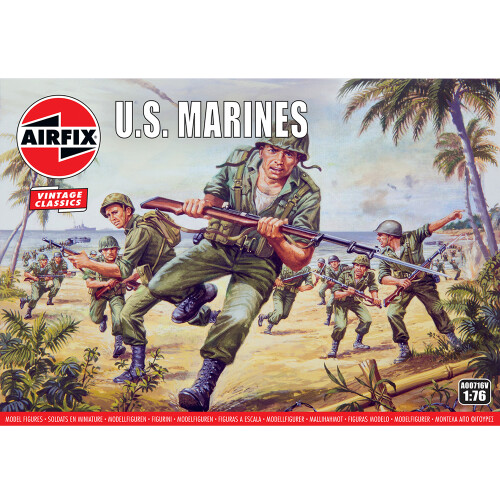 Airfix AIRFIX A00716V US Marines 1:76 Figures Model Kit