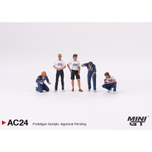 MiniGT Martini Racing WRC Figures 1:64 Diorama Display MGTAC24
