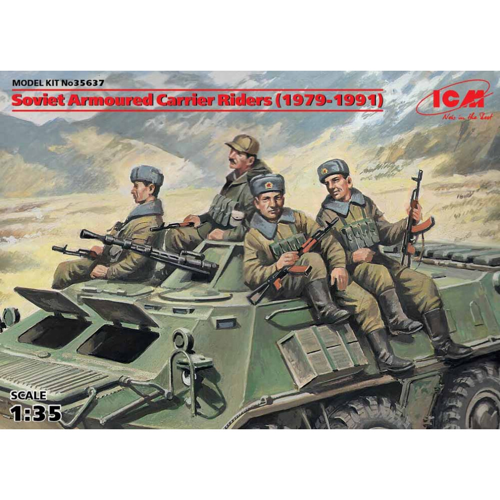Photos - Action Figures / Transformers ICM ICM35637 -  1:35 - Soviet Armored Carrier Riders  4 Figs 35637 (79-91)