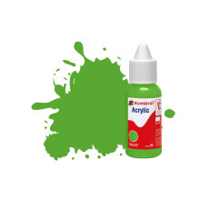 Humbrol DB0208 No 208 Fluorescent Signal Green Gloss Acrylic Paint 14ml dropper bottle