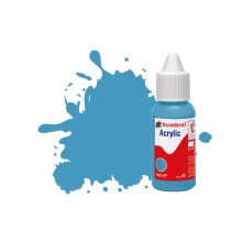Humbrol DB0089 No 89 Middle Blue Matt Acrylic Paint 14ml dropper bottle