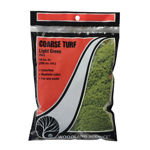 Turf 18 To 25.2 Cubic Inches-Light Green - Coarse