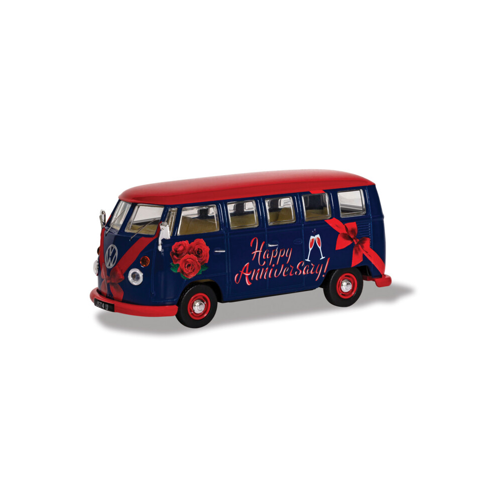 Corgi Cc02735 Volkswagen Campervan "Happy Anniversary" 1:43 Diecast Model