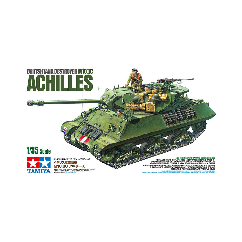 TAMIYA British M10 IIC Achilles Tank 35366 1:35 Model Kit.. - Image 20