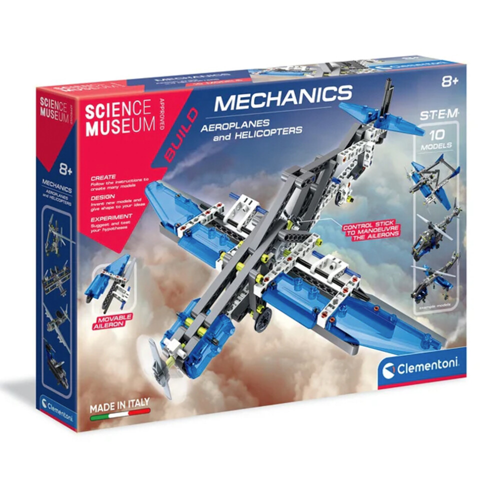 Clementoni Mechanics Laboratory - Aeroplanes And Helicopters - 61326