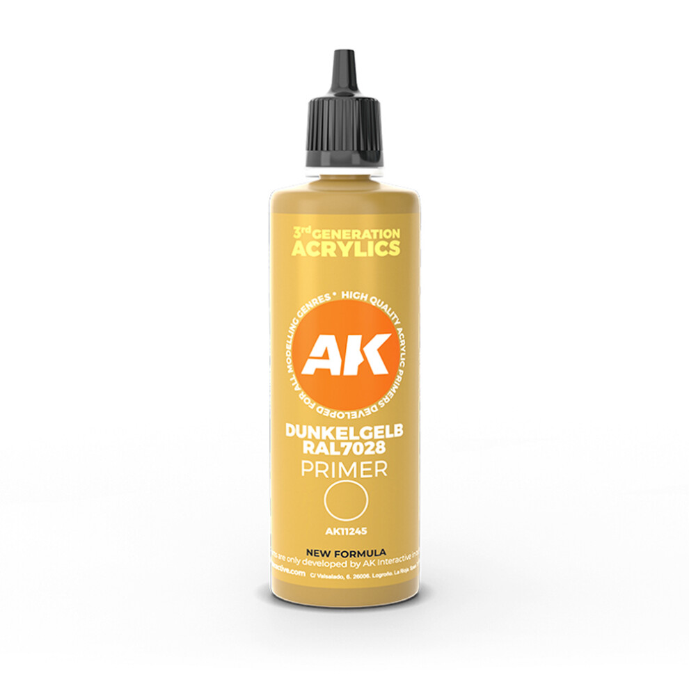 Ak11245 - Ak Interactive - Dunkelgelb Ral7028 Dark Yellow Pimer100ml 8435568314207