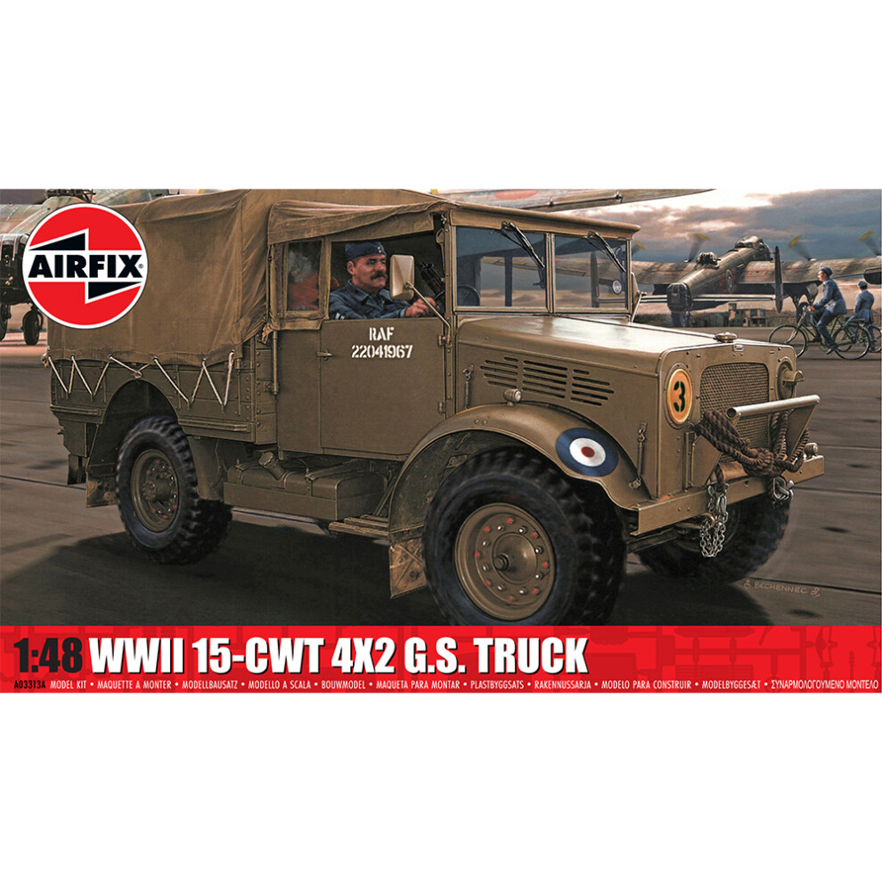 Airfix A03313A 1:48 WWII RAF 15-CWT 4X2 General Service Truck (Bedford MWD) - Image 12