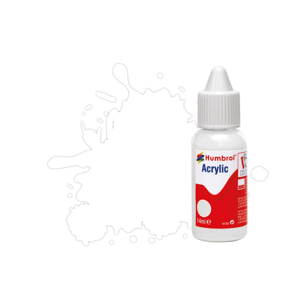 Humbrol Db0035 No 35 Gloss Varnish Gloss Acrylic Paint 14Ml Dropper Bottle