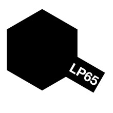TAMIYA Lacquer Paint LP-65 Rubber Black 10ml Model Kit Paint Humbrol