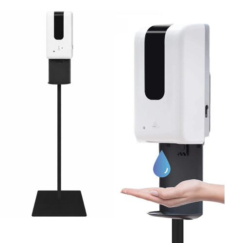 GELCAVE Automatic Hand Sanitiser Dispenser with Infrared sensor, Bracket & Stand