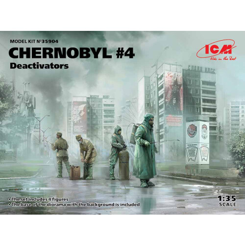 ICM35904 - ICM 1:35 - Chernobyl#4 Deactivators 4 Figs