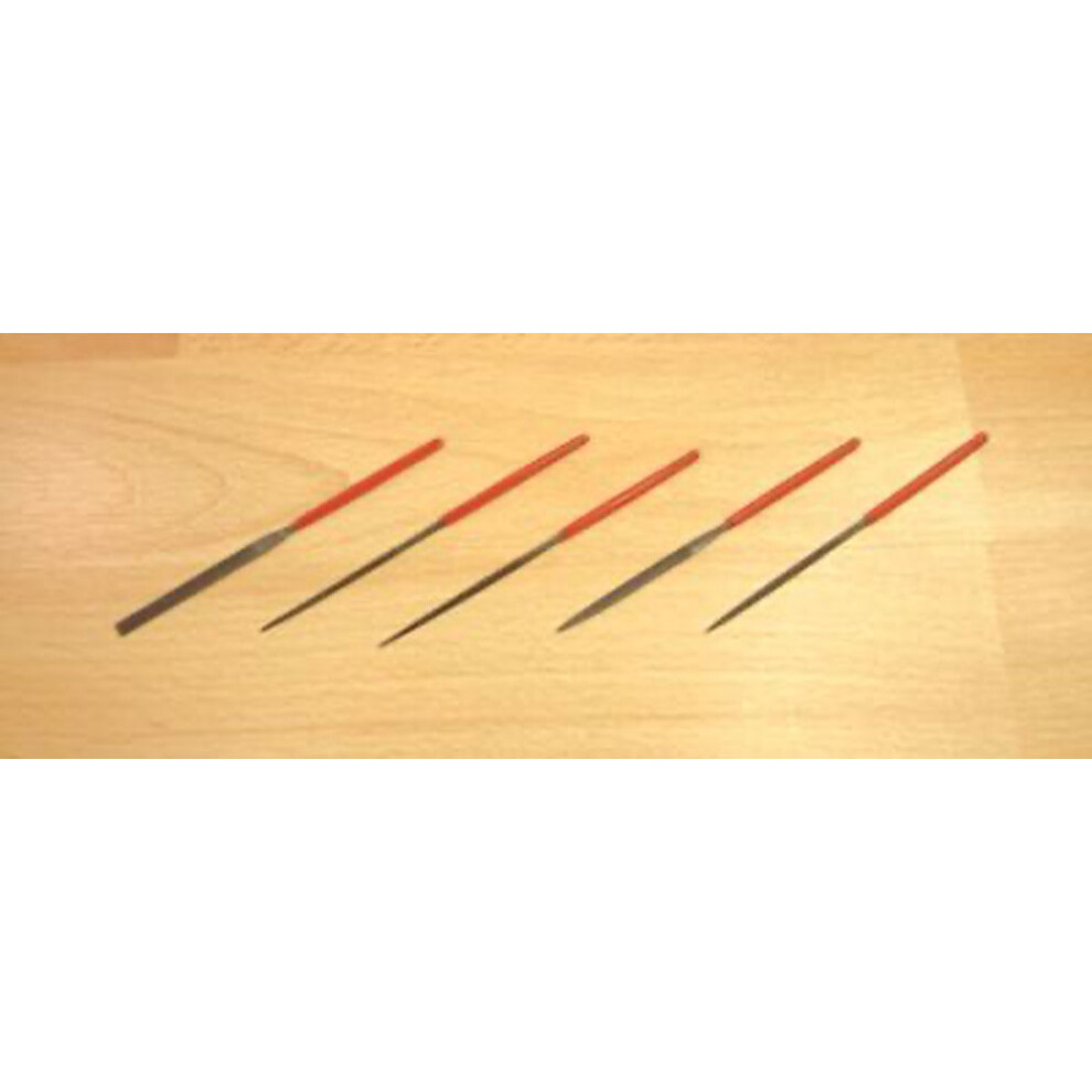 Expo Tools 5 Piece Minature Needle File Set In Wallet 72535 5060144591135