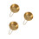 3Stk Goldene Rasierseifenschale Mit Robust Und 5