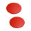 2Stk Runder Hockersitz Rot Robust Und Zu Reinigen 8