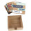 3Sets Holz-Untersetzer Mit Halter Für Tassen Bunt Rustikal 11