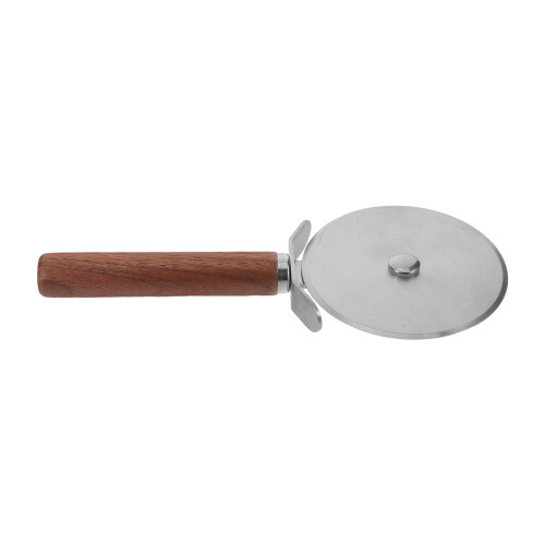 4Stk Pizzaroller Holzgriff Klinge Multifunktion Küchenhilfe 1