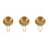 3Stk Goldene Rasierseifenschale Mit Robust Und 9