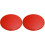 2Stk Runder Hockersitz Rot Robust Und Zu Reinigen 3
