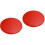2Stk Runder Hockersitz Rot Robust Und Zu Reinigen 5