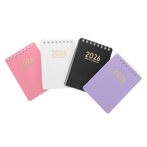 2Stk Spiralplaner Pocket Journal Mit PP-Material Für 1