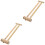 2Pcs Bamboo Mini Bird Whistle Beige Music Flute 5