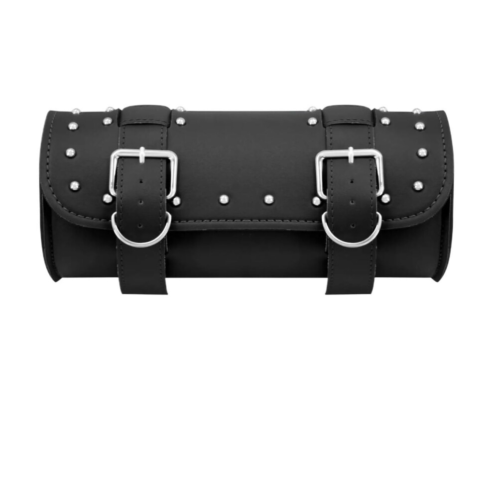 Motorcycle Saddlebags Leather Side Storage Luggage Bag For Harley With Quick Release Straps 9347817976410