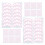 White Eyelash Extension Lash Pads Makeup Beauty Tools 1
