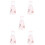 5Pcs Vertical Chinchilla Bottle Practical Pet Water Feeder Pink 8