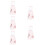 5Pcs Vertical Chinchilla Bottle Practical Pet Water Feeder Pink 11