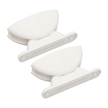 White Nylon Arc RV Door Retainer Stop for Camper & Motorhome