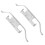 Intelligente LED-Schreibtischlampe 12W Touch-Control Dimmbar Einstellbare Helligkeit 5