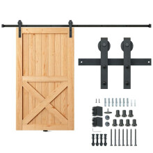 Beschläge-Set - DUOKU - 8 Füße - Schiene 150 kg - Geräuscharmer Pulley - Kohlenstoffstahl