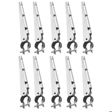 Braço de Extensão para Fio de Arame Farpado-Duoku-Lote de 10-Extensões de Postes de Cercas de Malha Diamante-37,5 cm