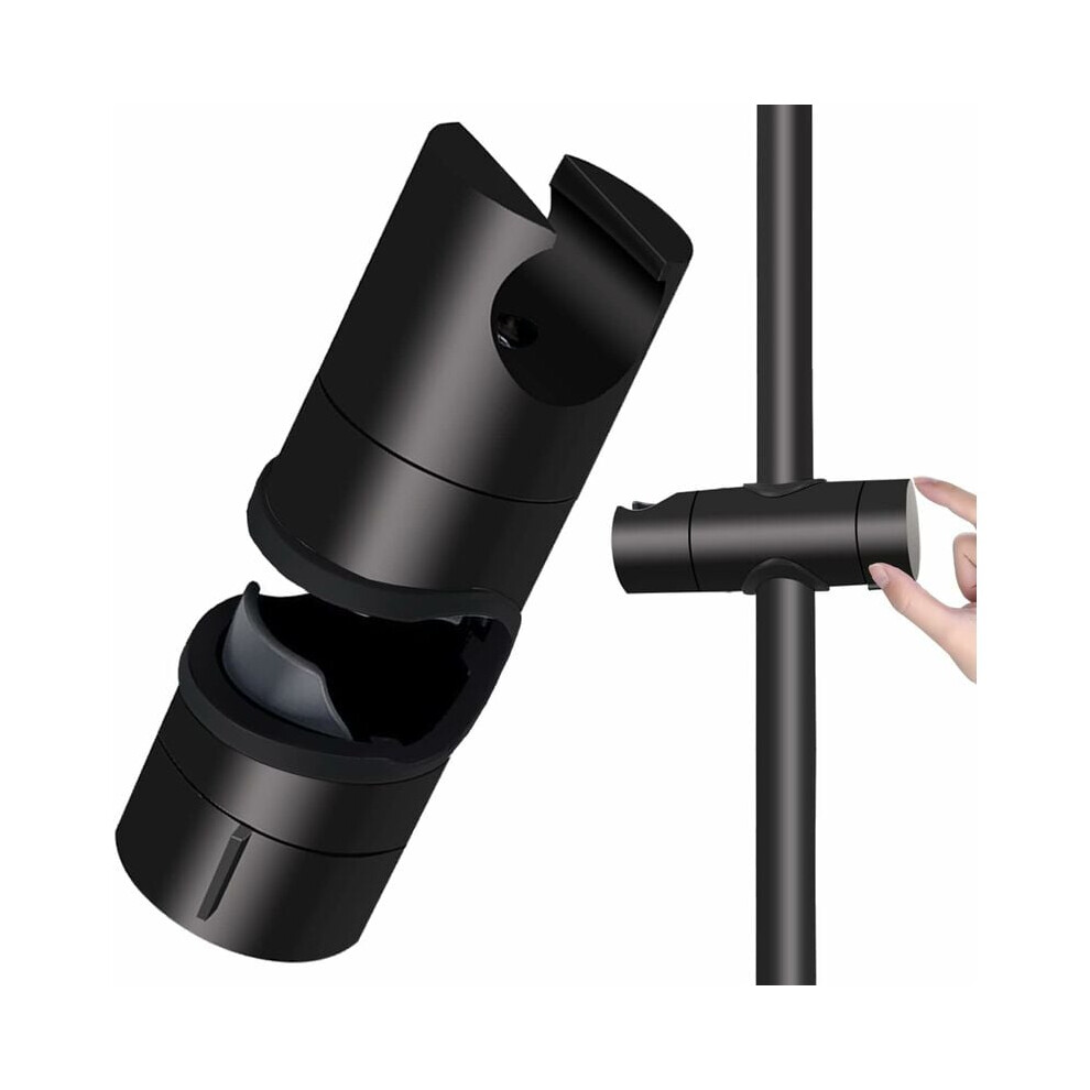 Shower Head Holder For Slide Bar, Universal Adjustable Shower Holder Bracket With 360 Degree Rotation And Adjustable Height, Corrosion Resistant Bathr 9074015956172