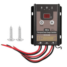 Regulator mocy wiatru 12V 24V IP67 Wodoodporny automatyczny sterownik turbiny wiatrowej Przenośny podwójny panel słoneczny z ładowaniem USB