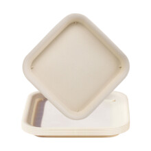 Durable Plastic Plant Trays Square, High Edge Waterproof Design With Sturdy Grip, Multi Purpose Plant Saucer For Floors Protection And Seed Starters