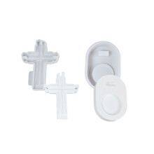 Multipurpose Artistics Crosses Plaster Mould Set Sturdy Silicone