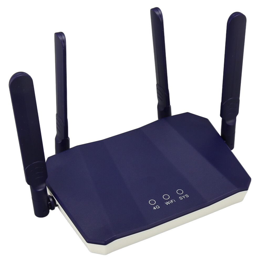4G Lte Wireless Router 300Mbps Hotspot With Sim Slot For Home Purple 7651369070444