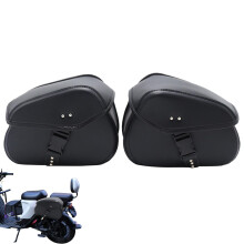 Waterproof Motorcycle Saddle Bags with Lock, Large Capacity Pannier for Tools and Gear