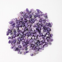 Natural Crystal Lepidolite Gravels, Lepidolite Crystal Chips, 912mm Size, Garden And Aquarium Decoration