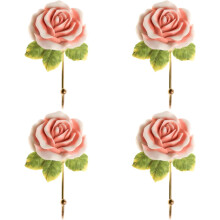 Crochets muraux décoratifs de style campagnard, support de couronne en métal de style vintage pour une touche rustique