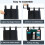 Bedside Storage Bag with Extra Large Pocket Fits Railing and Chairs 4