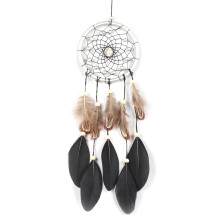 Macrame Boho Wall Hanging: Crafted From Iron Ring And Acrylic Beads, Visual Enjoyment And Mental Relaxation In A Dreamcatcher Design, Perfect For Bedr