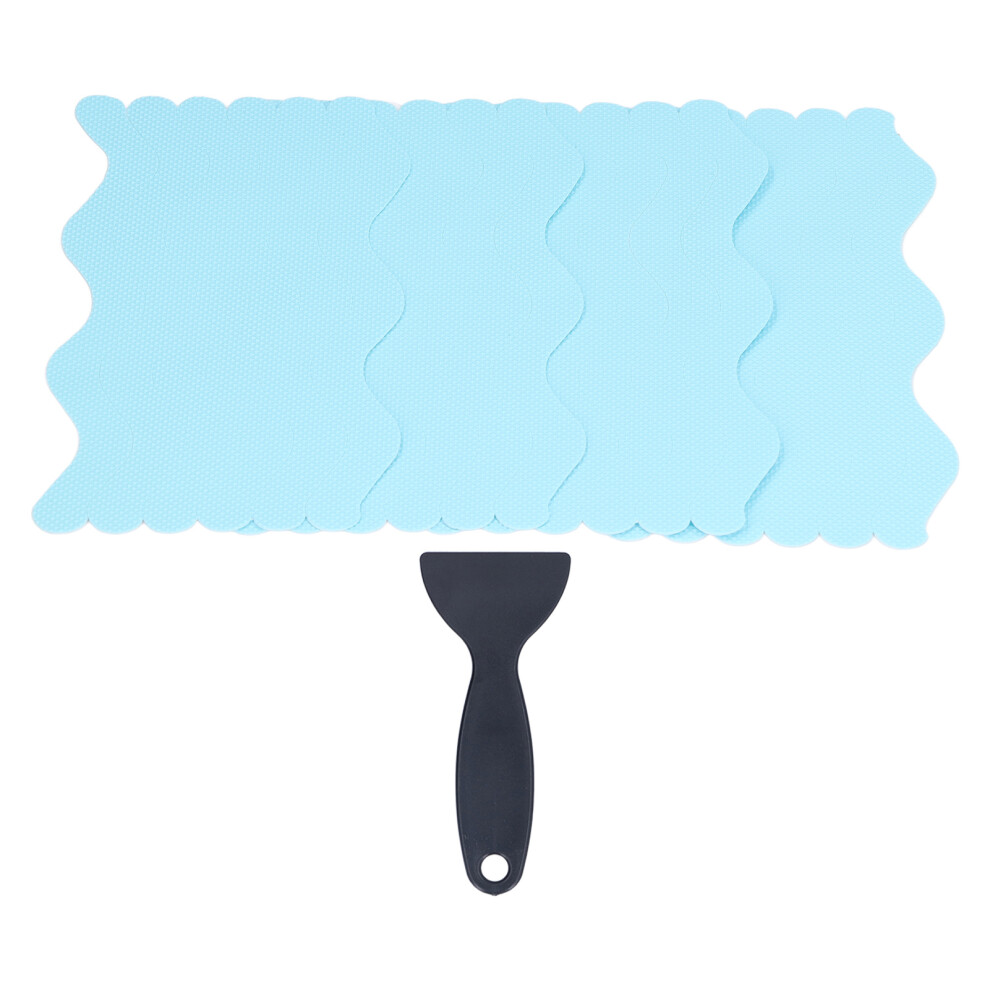Bathroom Safety Reinvented: Non-slip Concave Convex Surface, Eco-friendly Adhesive Decals For Bathtubs, Showers, Floors, And More